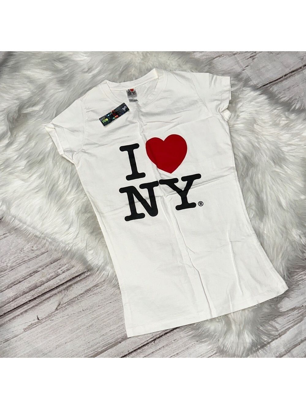 I Love NY Women’s White T-Shirt Size XL
